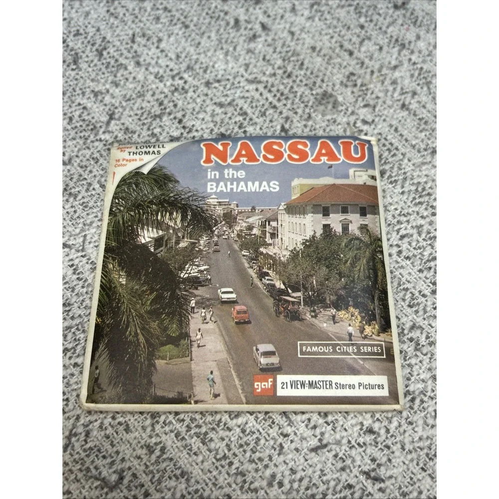 Sawyer's View Master Reel #B 026 Nassau in the Bahamas Famous Cities circa 1960s